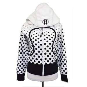 Lululemon Black White Polka Dot Sweatshirt 6